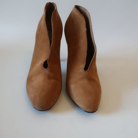 FRATELLI ROSSETTI TAN SUEDE ANKLE BOOTIES SZ 40 EUR/US 10* - Picture 2 of 7